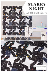 Starry Night quilt pattern free from Lou Orth Designs