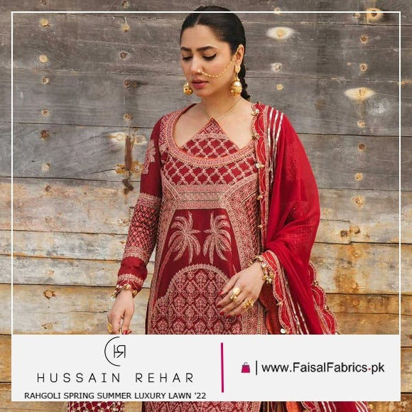 Hussain Rehar Rahgoli Spring Summer Luxury Lawn '22