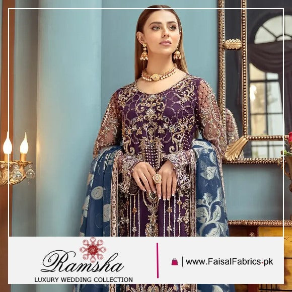 Ramsha Luxury Wedding Collection Vol-01 2022 FaisalFabrics.pk