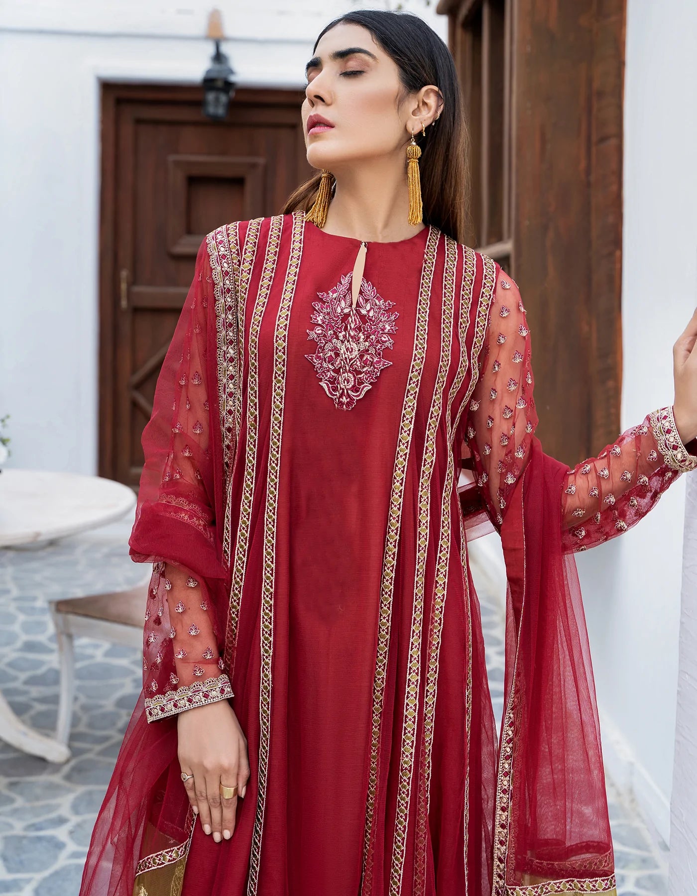 SIFA Luxury Embroidered Pret Suit - NAAZLI