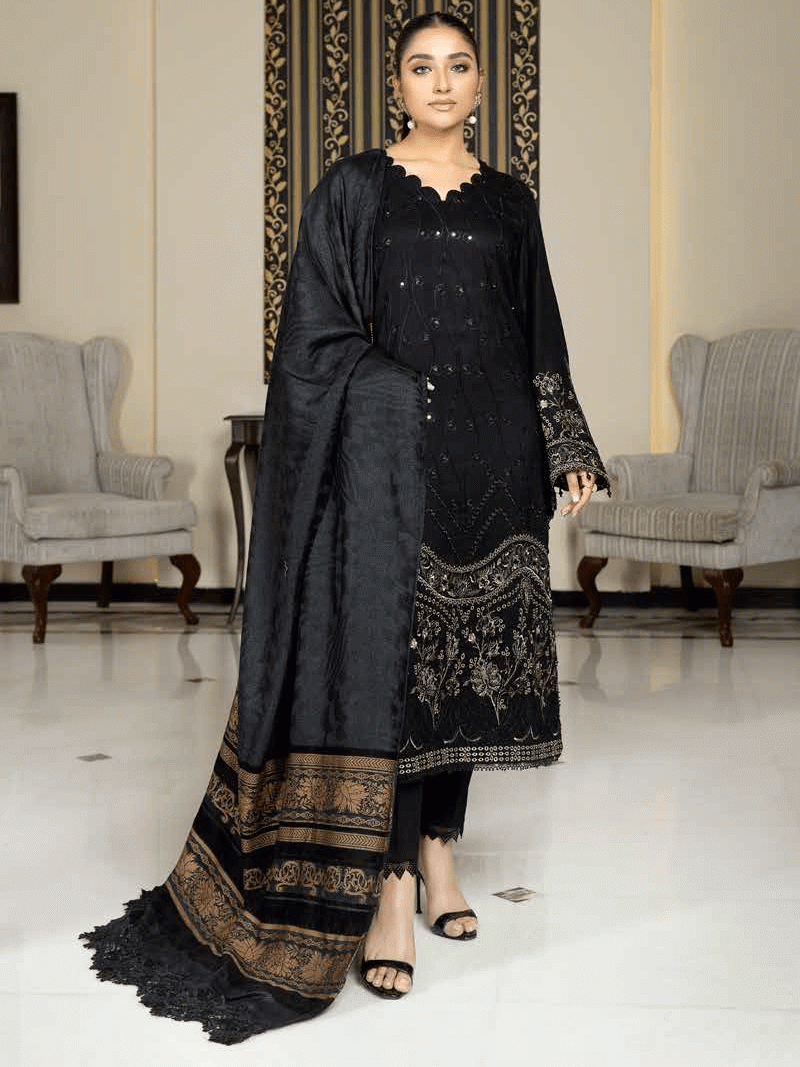 pakistani velvet shawl suits