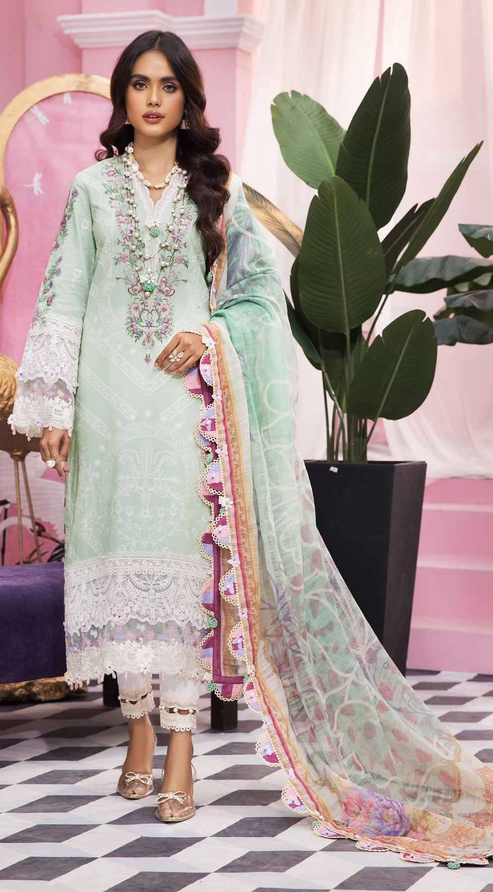 Tamana Xxx All Videos - Anaya by Kiran Chaudhry Viva Lawn 3Pc Suit VL22-10 TAMANNA