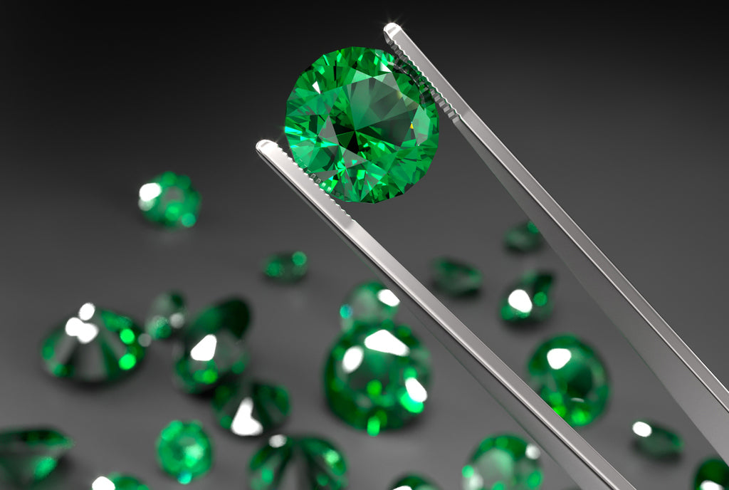 Emerald gemstones