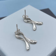 Load image into Gallery viewer, Horseshoe Sterling Silver Stud Earrings
