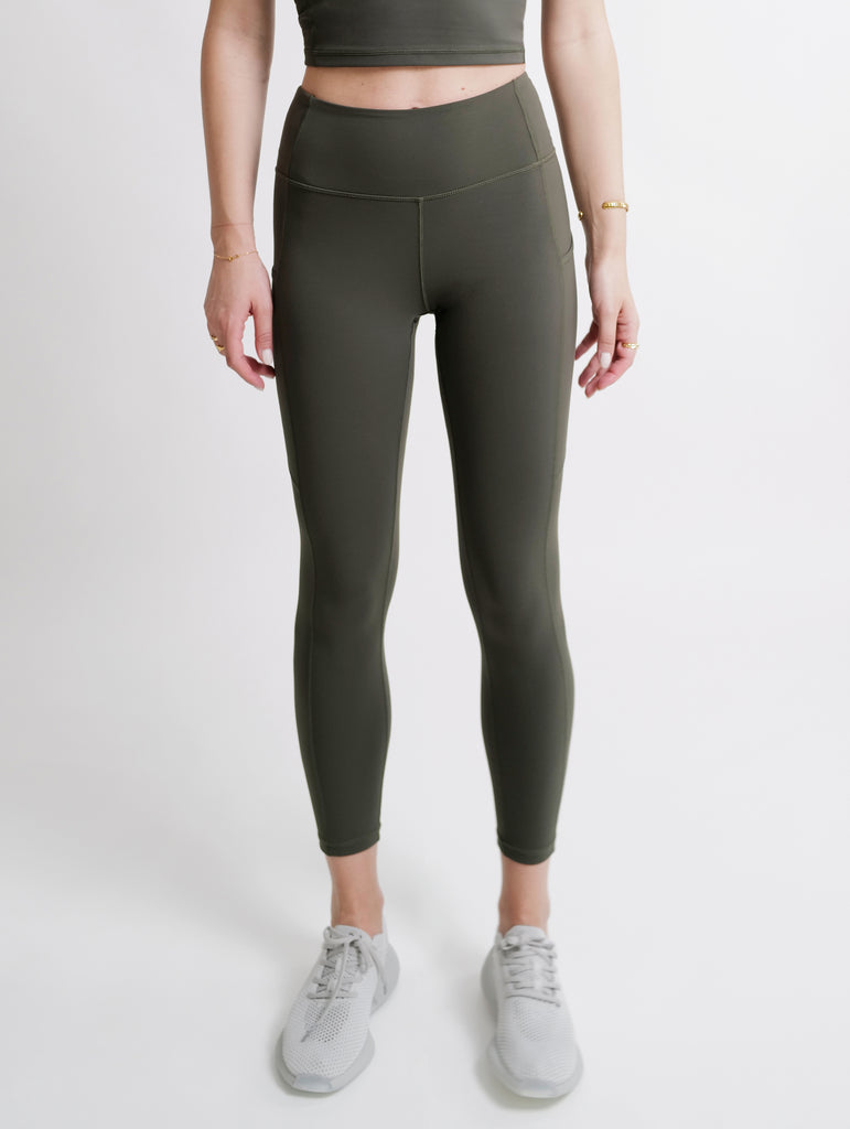 FITINC Premium Leggings | Super High Waisted | Non Transparent | Ankel  Length | Stretchable | Anti Microbial Tights