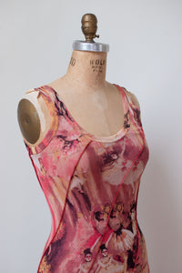 Degas Print Mesh Dress | Jean Paul Gaultier