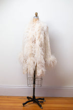 Load image into Gallery viewer, 1980s Lace Feather Trim Robe | Natori