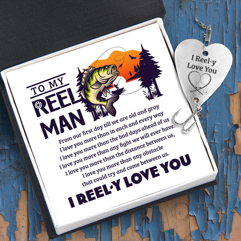 Heart Fishing Lure - Fishing - To My Reel Man - I Reel-y Love You