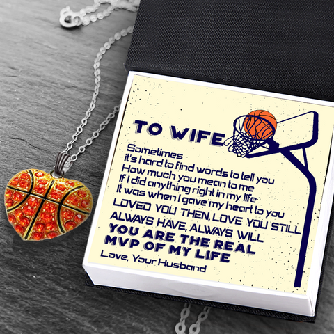 Love Message for Wife Necklace – Reflection of Memories
