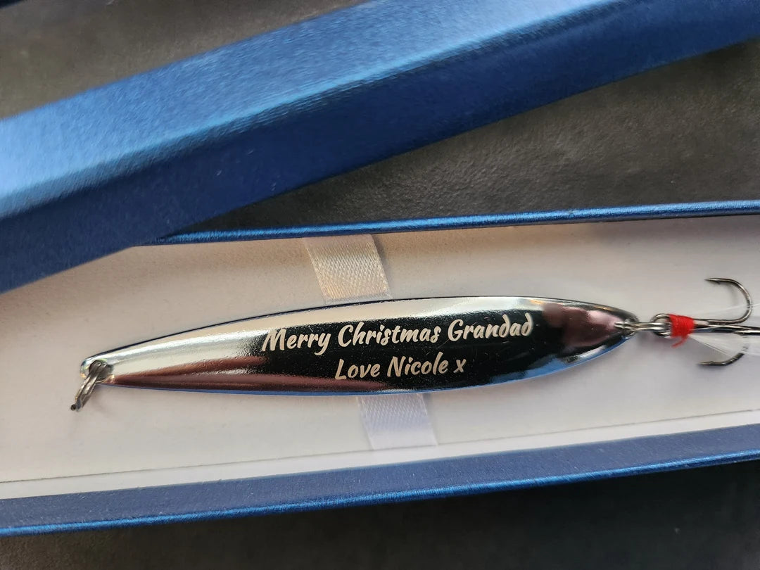 Personalized Fishing Lure with Engraved Message