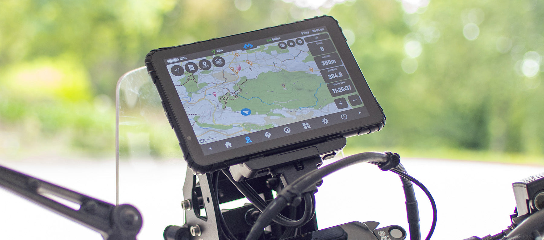 Navigate with precision using an advanced motorcycle navigation system