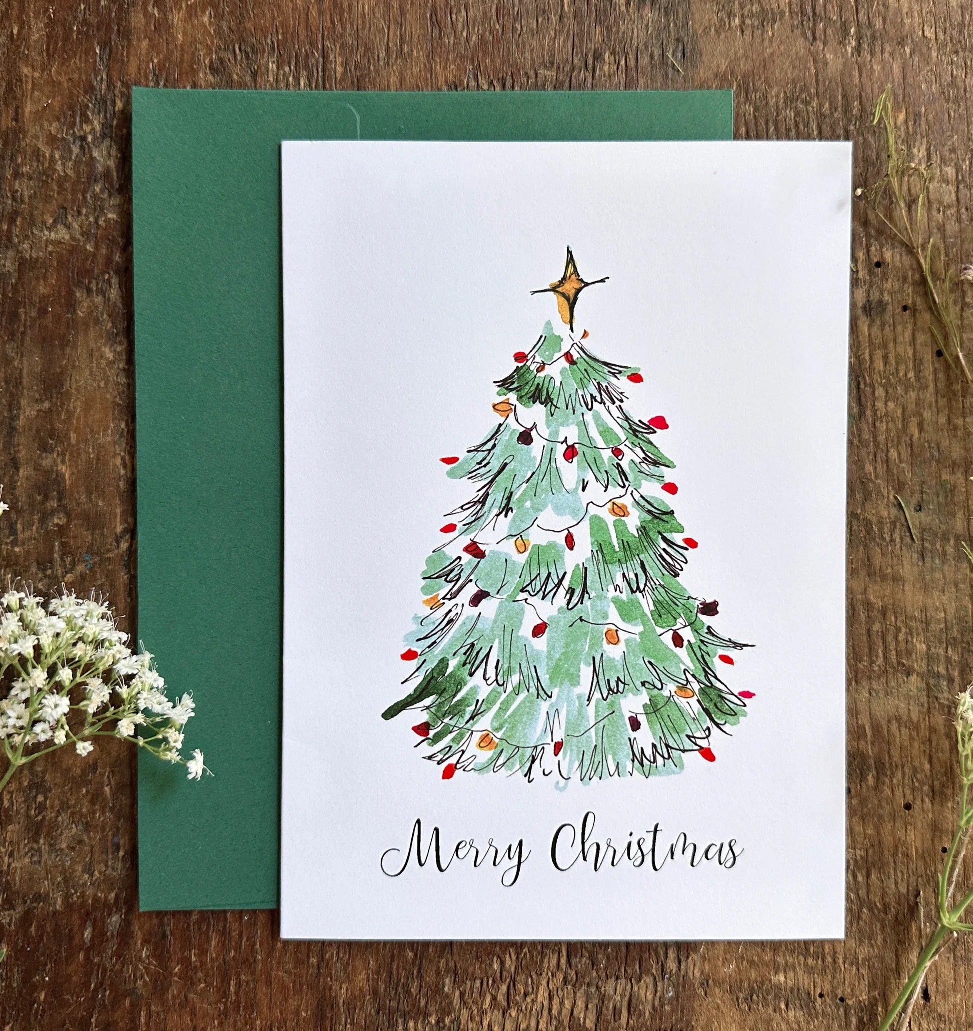 Christmas Tree Fail Card captures festive accidents