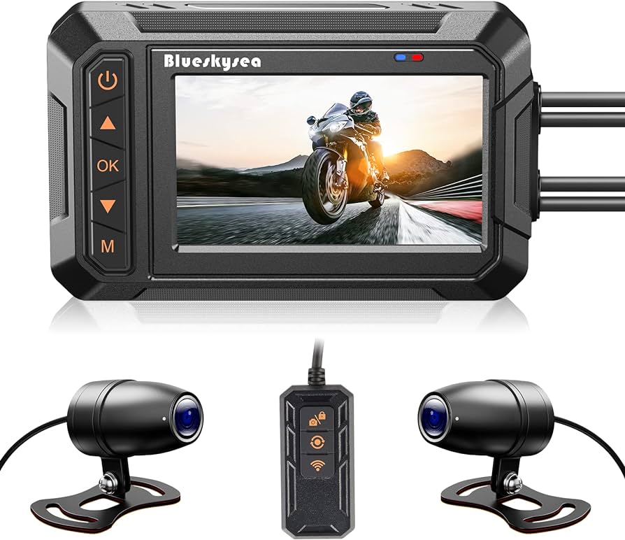 Capture the road with a high-definition motorcycle dash cam