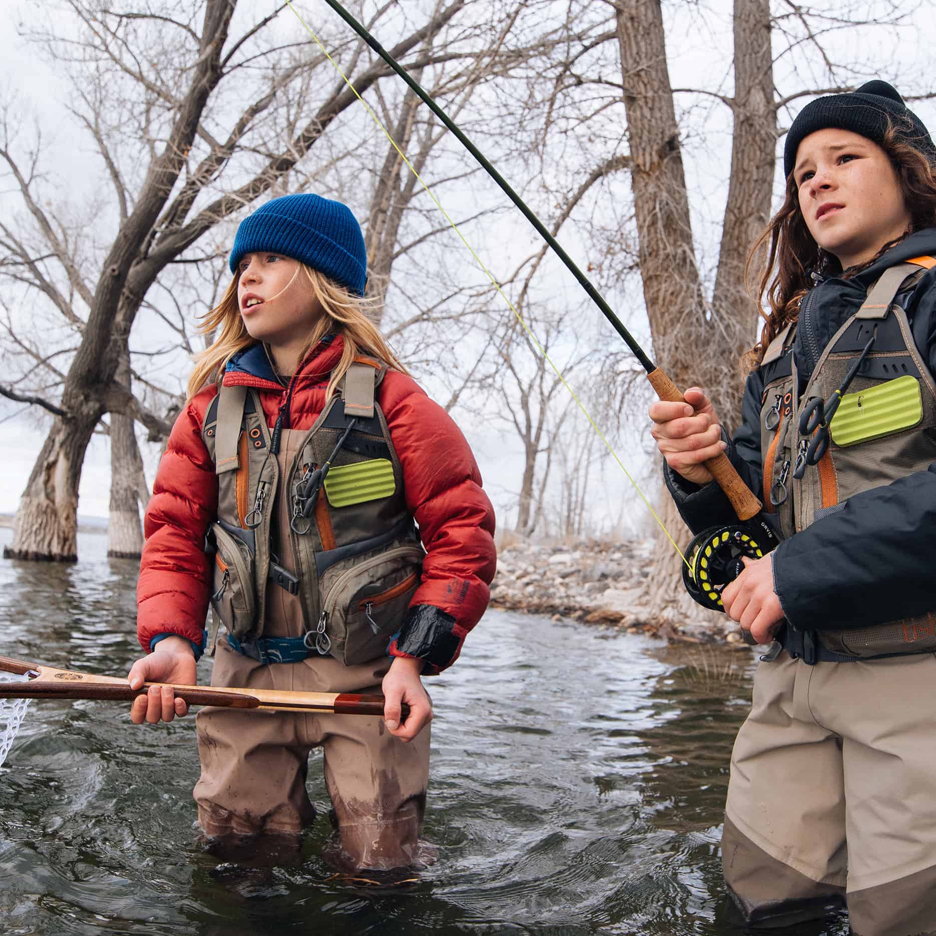 This adjustable fishing vest for kids offers a perfect fit for young fishing enthusiasts