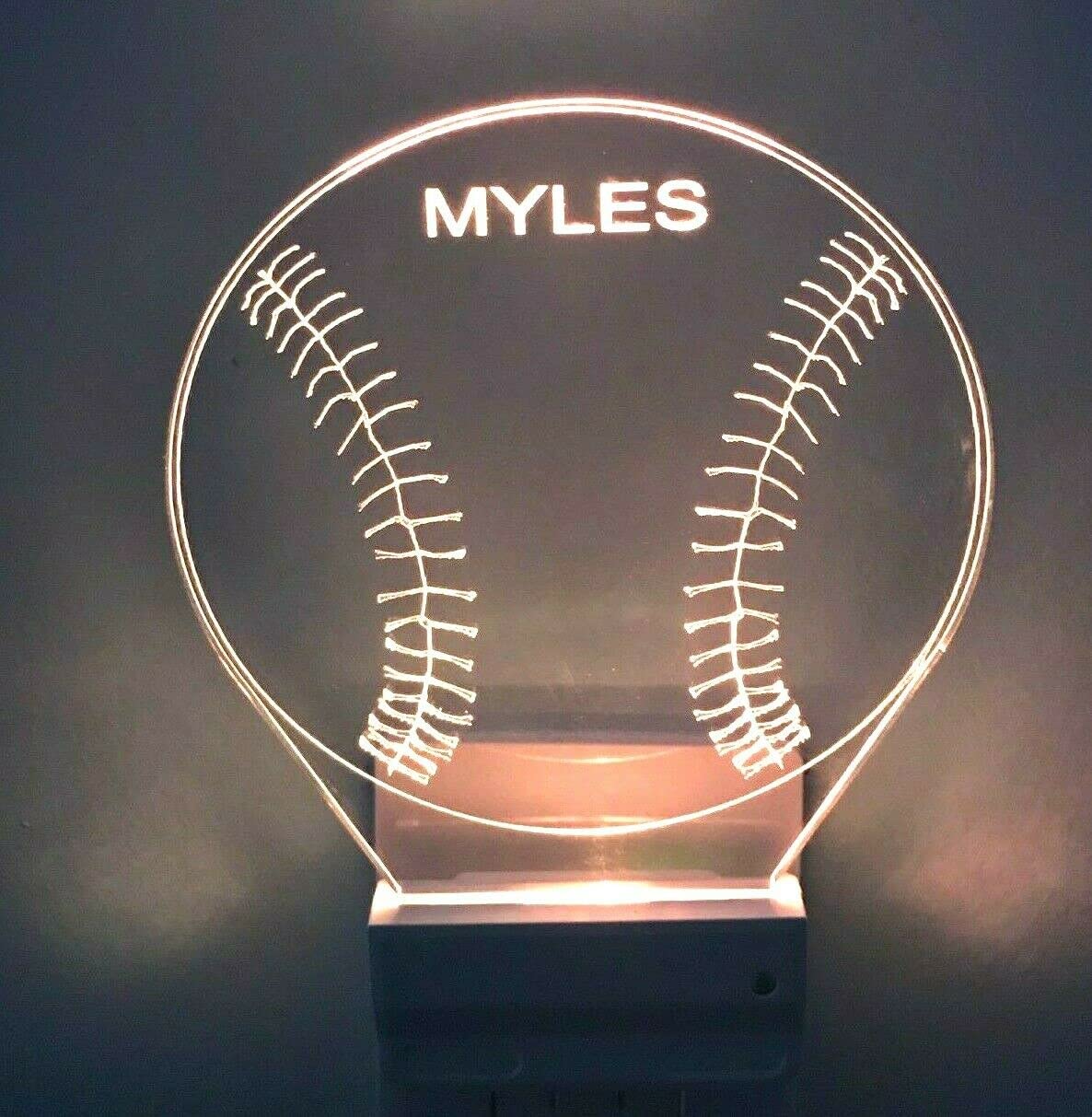 Illuminate your room with an LED softball light