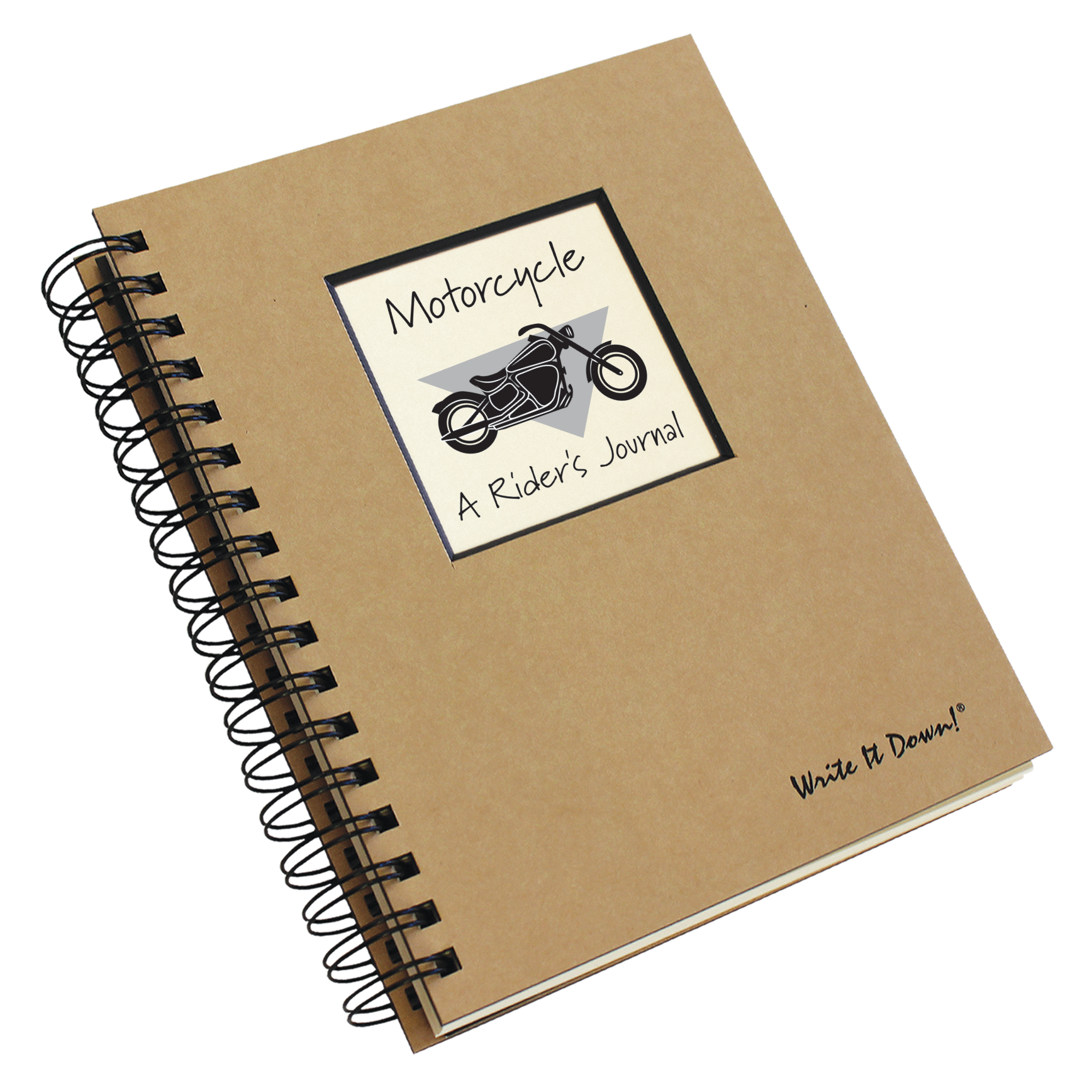 Document your rides and reflections in a motorcycle journey journal