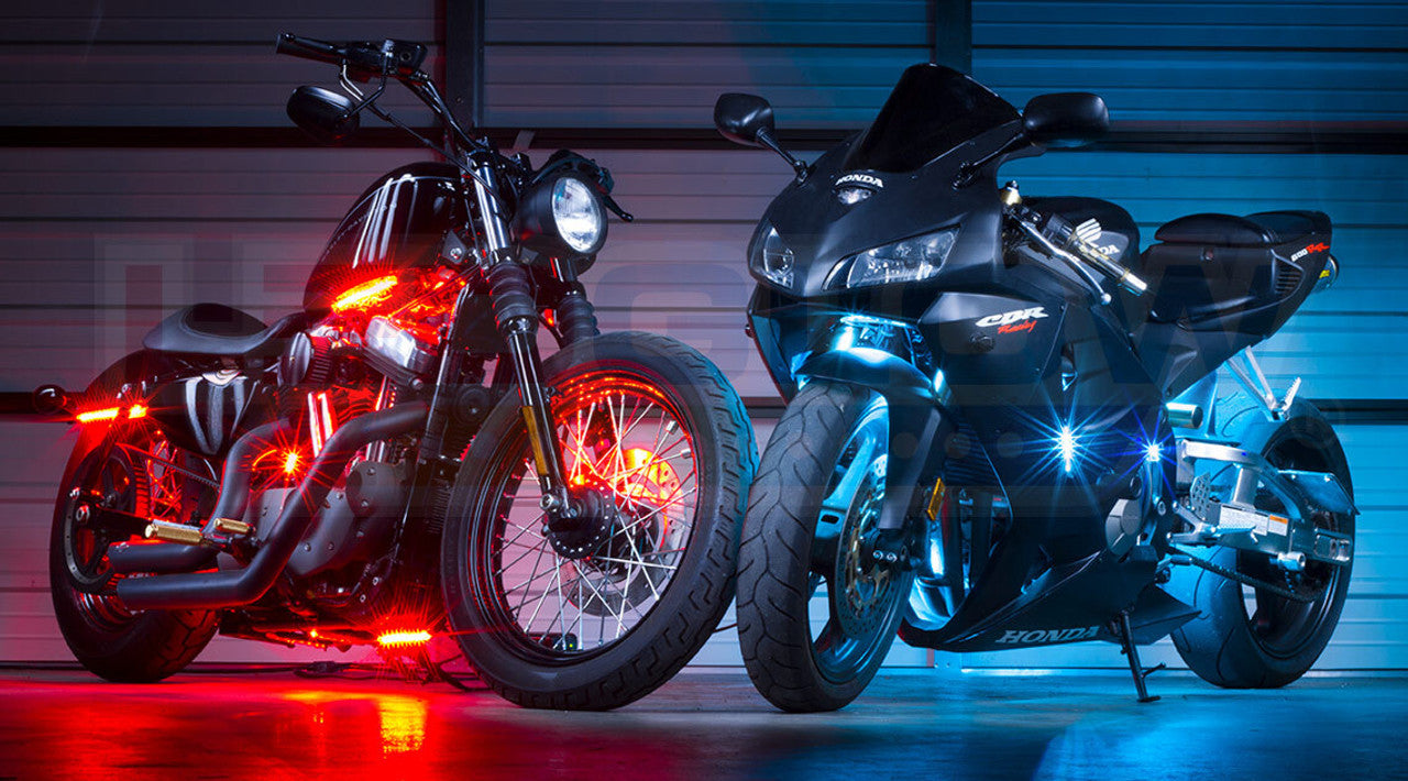 Illuminate the night with a motorcycle LED light kit