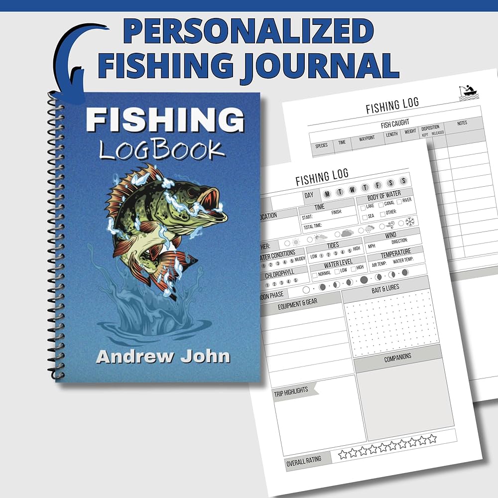 Personalized Fishing Journal