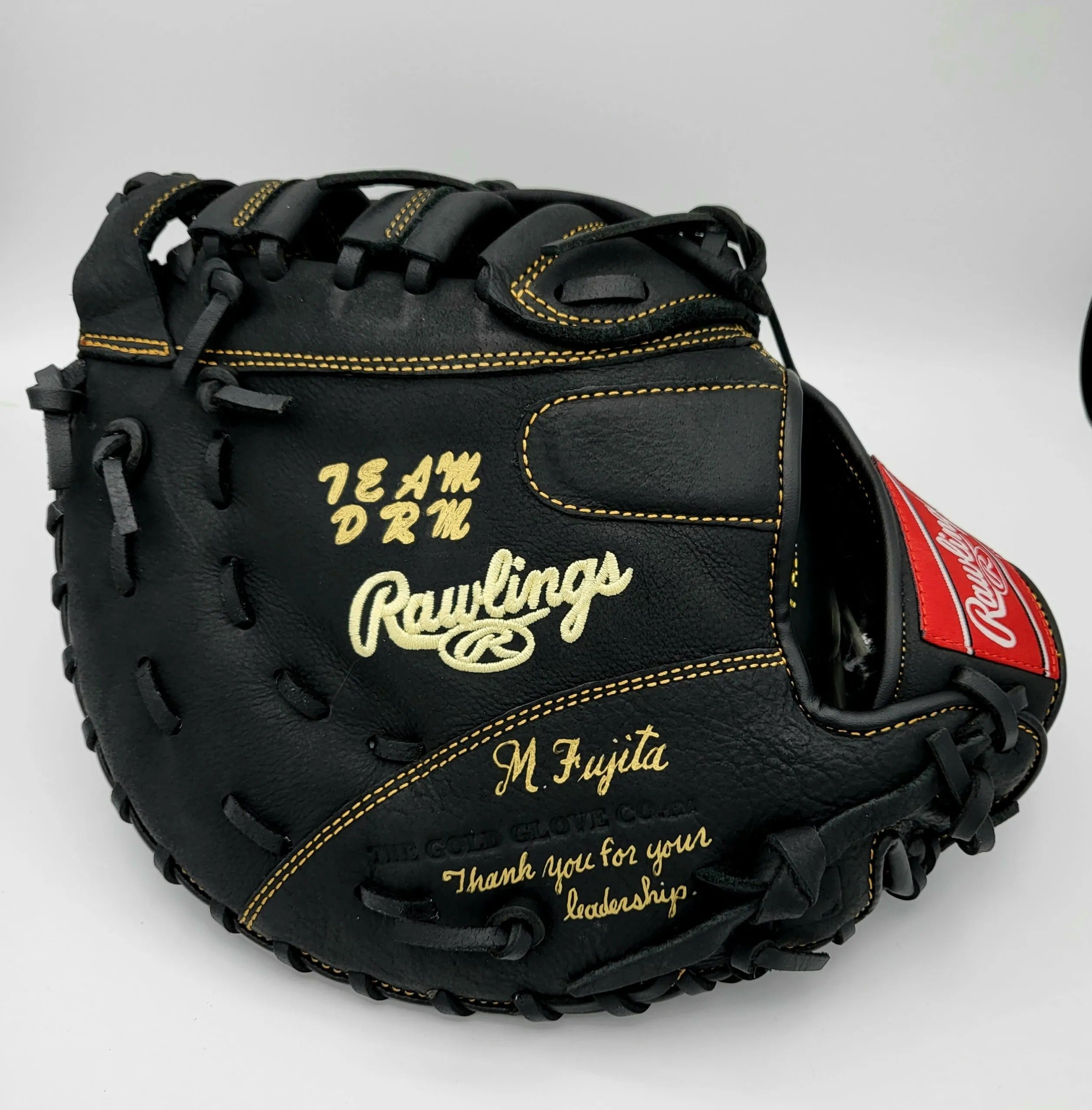 Catch every game's highlights with your own personalized leather baseball glove