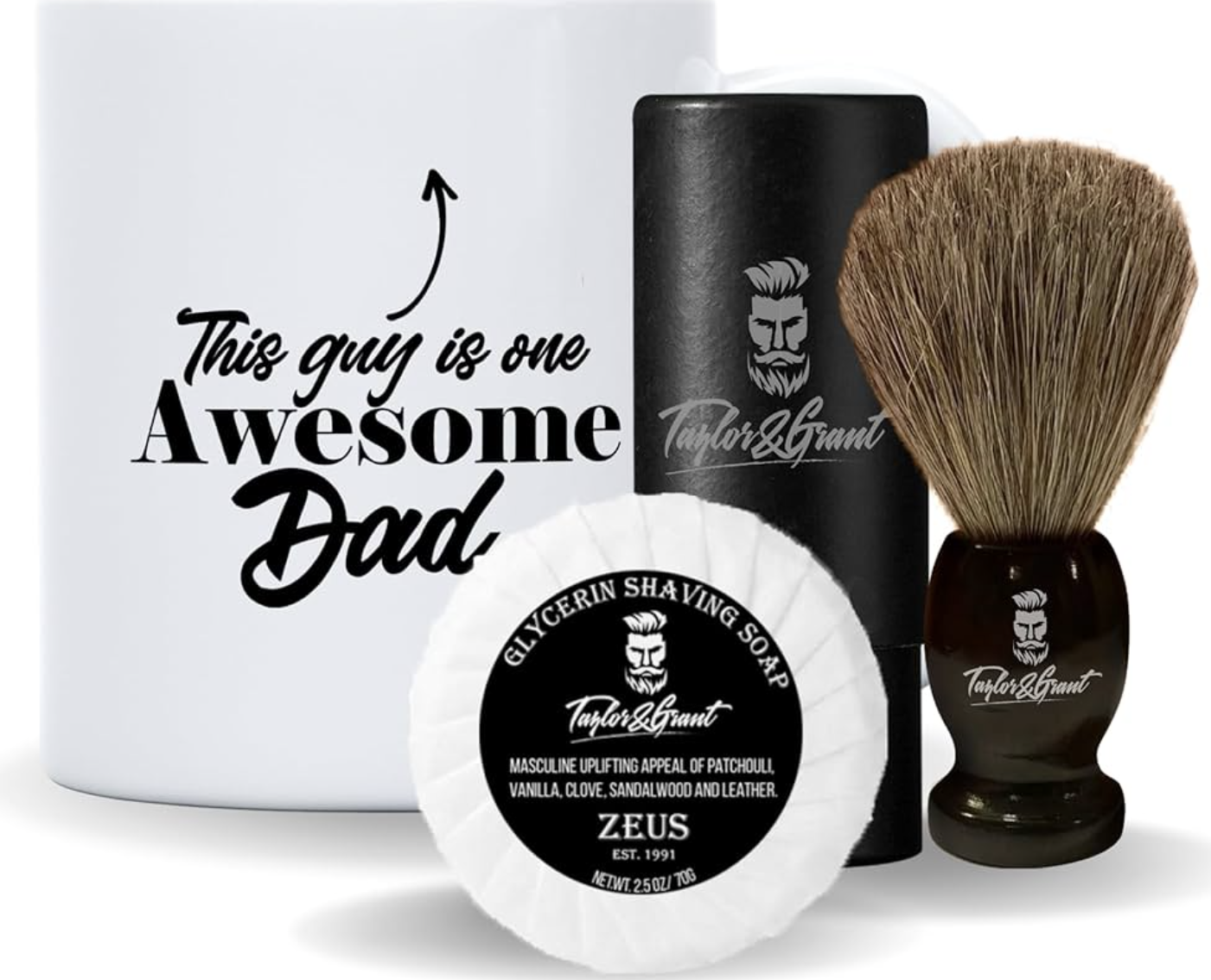 Gift your dad the ultimate grooming experience with a professional barber and shaving kit