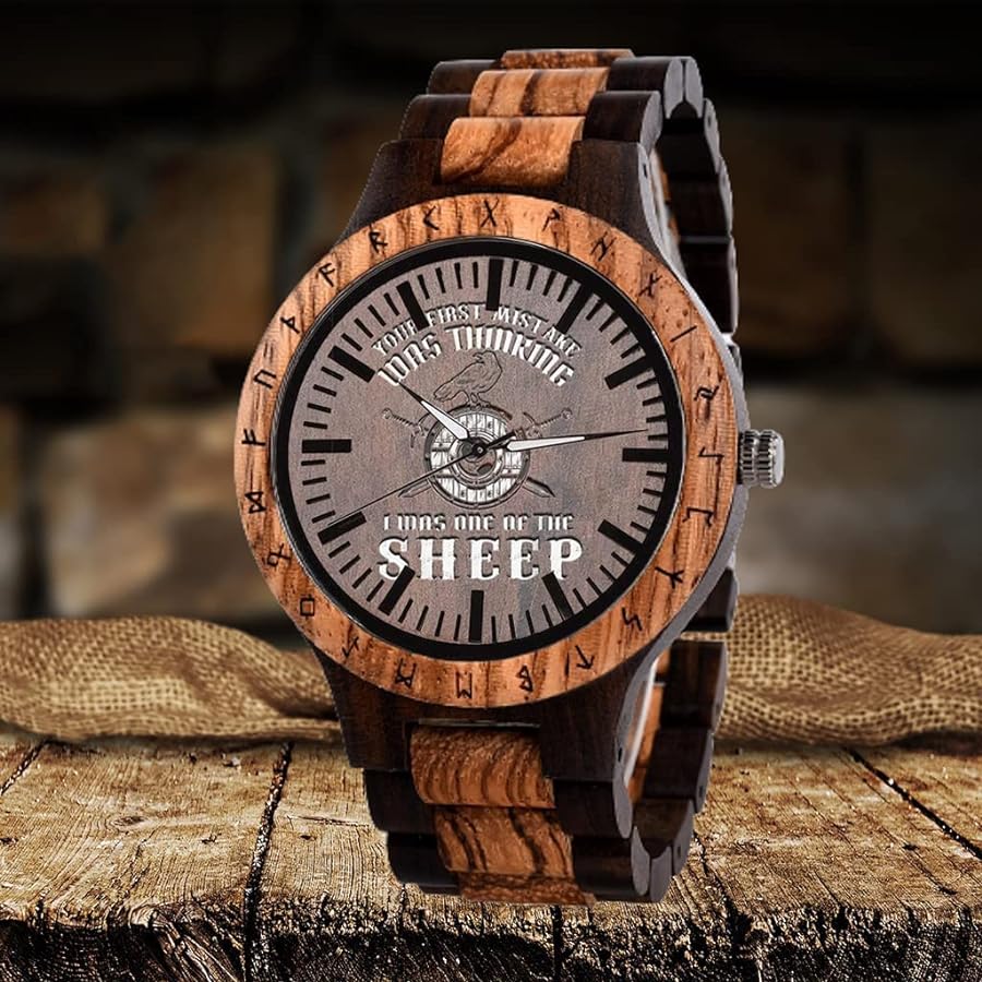 Keep time with a rune-engraved watch