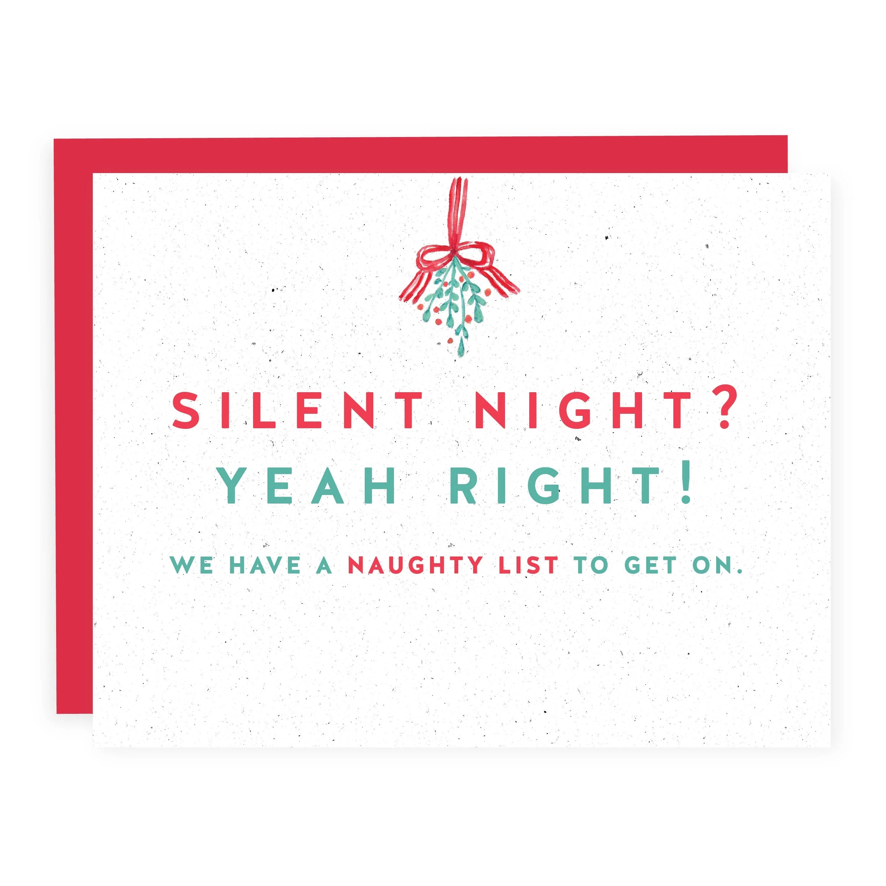 Silent Night? Yeah, Right! Card pokes fun at holiday chaos