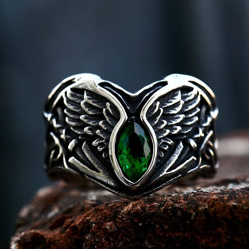 Fly high with a Valkyrie winged ring