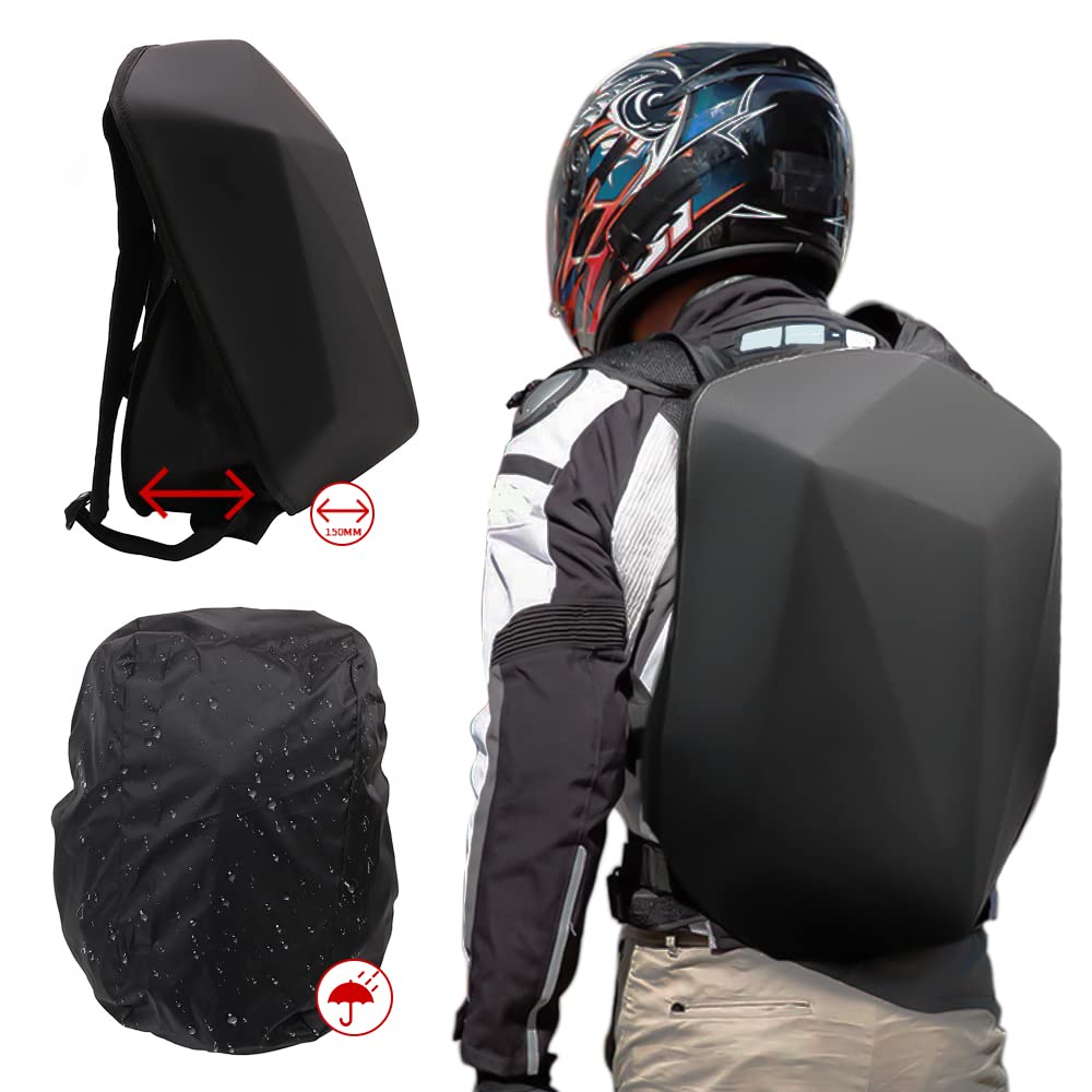 Backpack designed for the riding adventurer