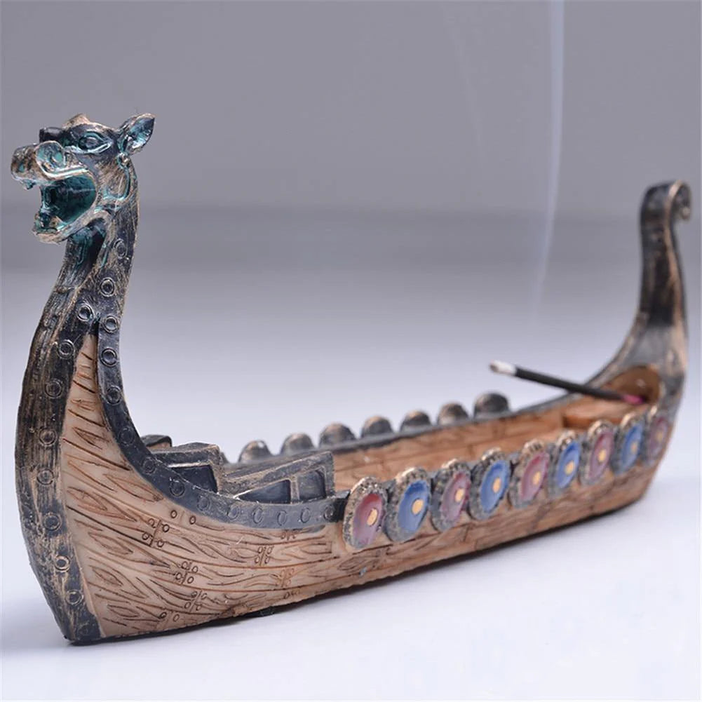Fill the air with a Viking longboat incense burner