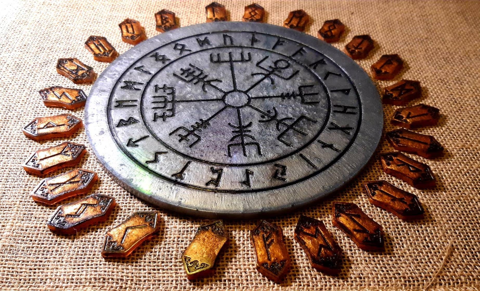 Delve into ancient wisdom with a Viking rune stones set