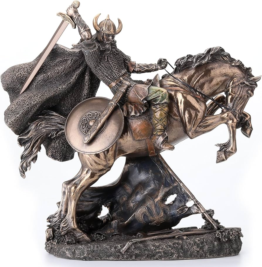 Embrace warrior spirit with a Viking warrior sculpture