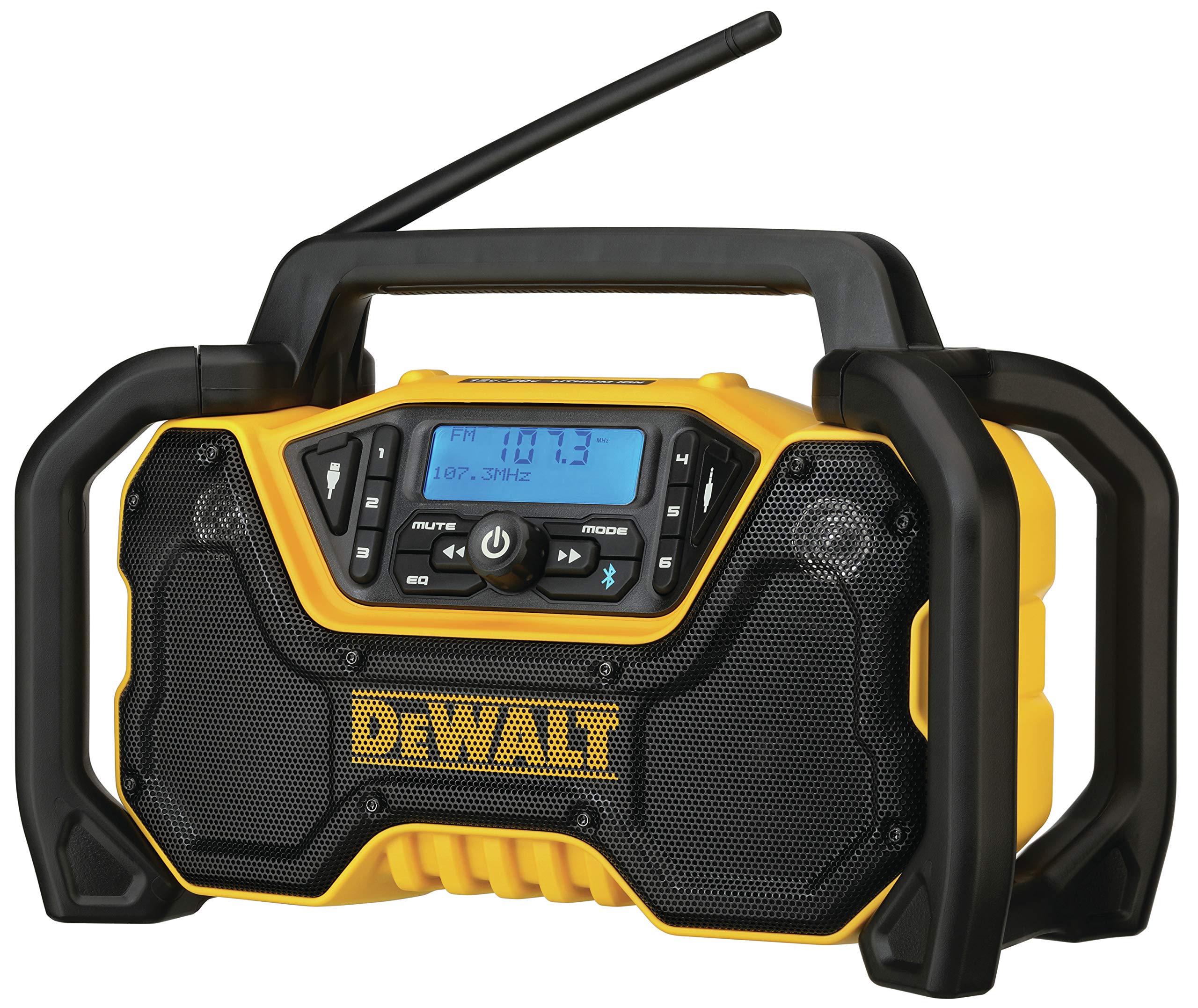 Enjoy music while working with the Worksite Radio with Bluetooth