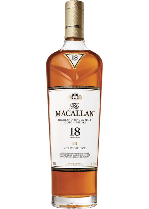 2023 The Macallan 18 Year Sherry Oak Cask Highland Single Malt Scotch