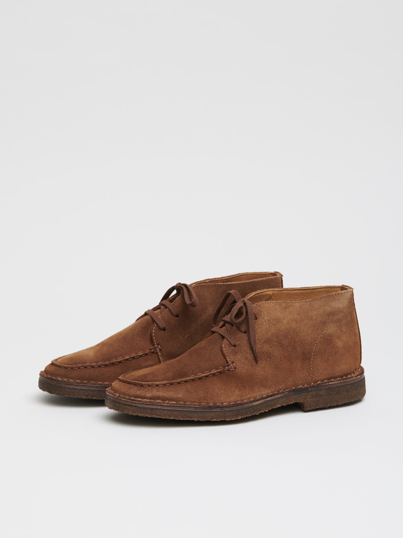 Crosby Moc-Toe Chukka Boot, Tobacco Suede – Goods