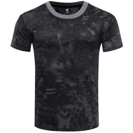 T-Shirt Camouflage Noir