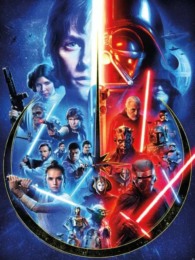 Warrior Collage - Sci Fi Diamond Painting, Full Round/Square 5D Rhinestone Embroidery