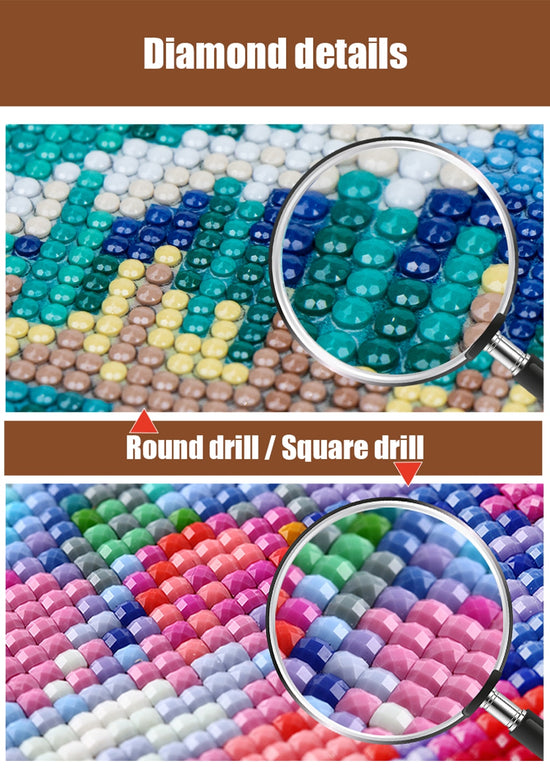 DIY Sci Fi Diamond Painting Kit, Space Wars, Full Round/Square Diamonds