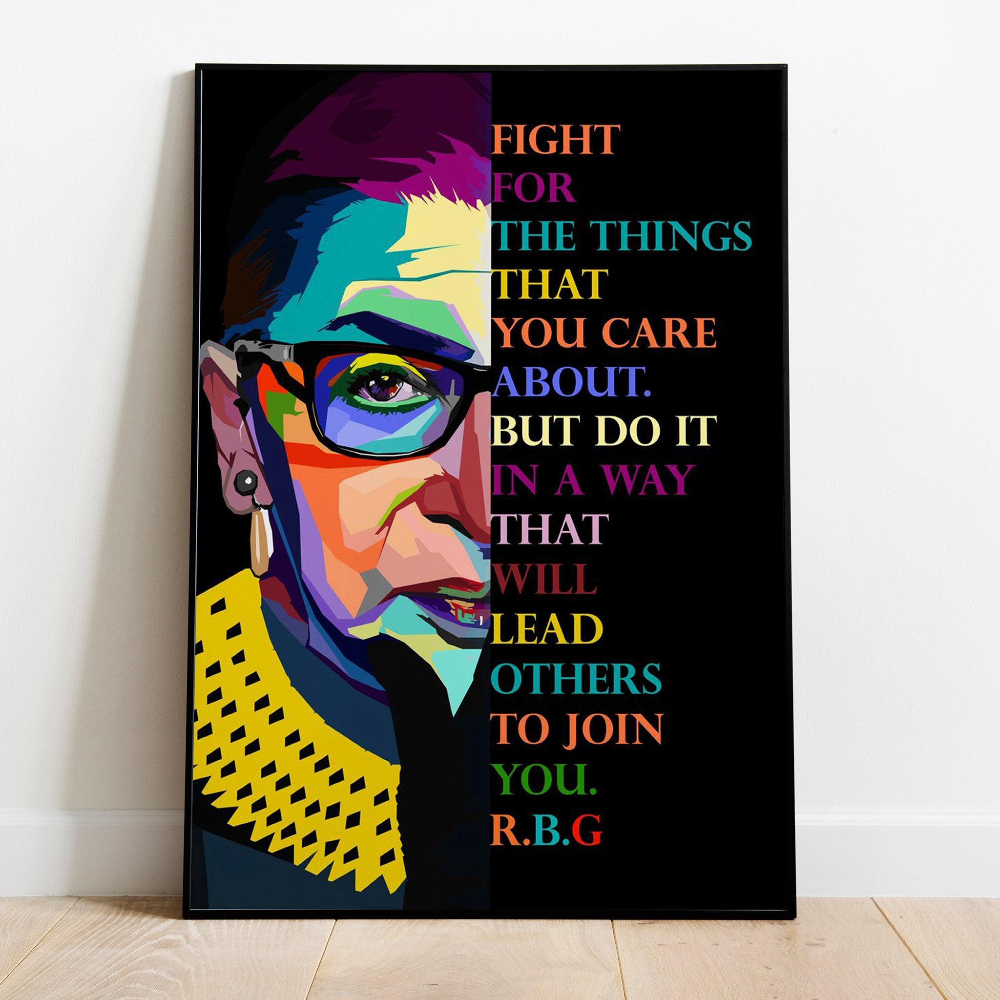 DIY - Paint By Number Kit - Ruth Bader Ginsburg RBG - Monster