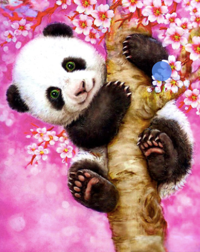 Panda In A Tree - Full Square/Round Drill 5D Rhinestones, DIY Cartoon – Diamond  Paintings Store