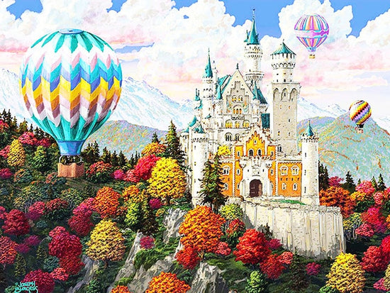 Diamond Dotz Art Kit Canyon From The Sky DDM9.028 Hot Air Balloon Design