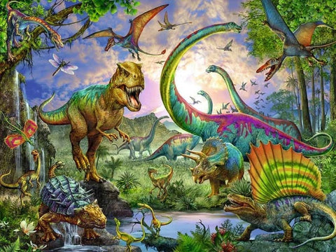 Dinosaur Battle – Diamond Art Club