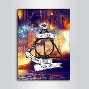 Harry Potter Hogwarts 50*40cm(canvas) full round/square drill diamond  painting