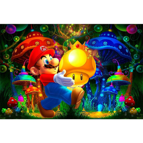 Mario Character 40*30cm full round drill diamond painting – Jules' Diamond  Art