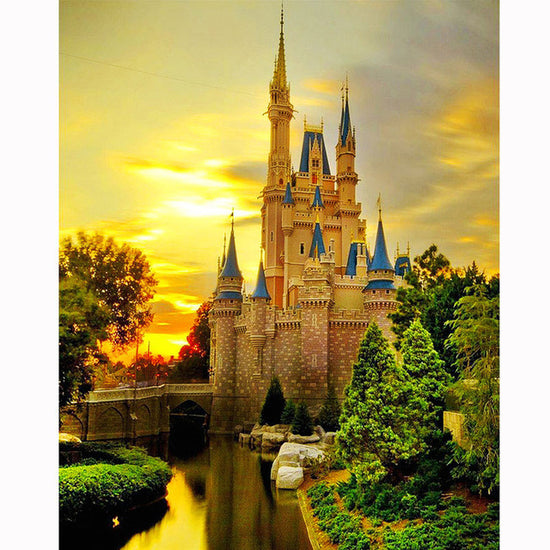  Diamond Art Disney Castle DIY 5D Diamond Painting Kits