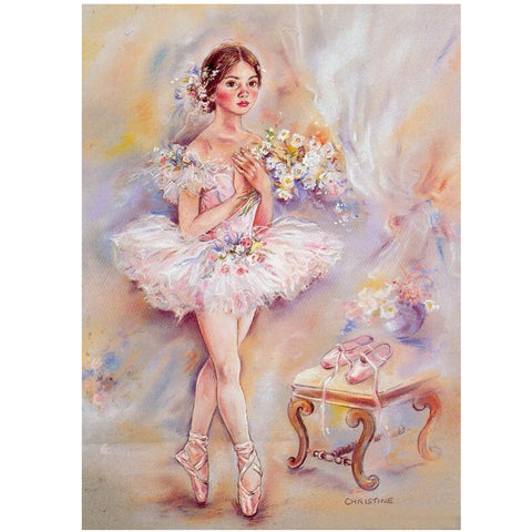  5d Diamond Painting Kits Ballet Dancer Girl Shoes Square  Diamond Art with Accessories Tools Paint with Full Drill Wall Decoration  Cross Stitch 30x40cm