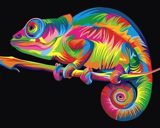 Psychedelic Animal - 5D Diamond Painting - DiamondByNumbers