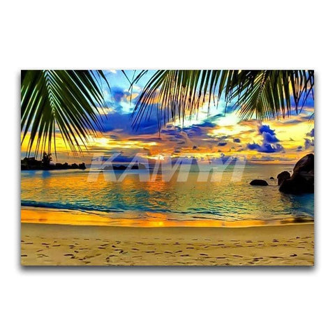 Love the Beach Diamond Painting, Full Square– Diamond Paintings Store