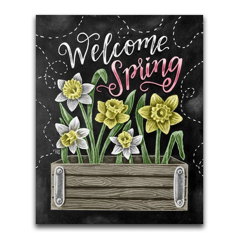 Creative Flower Black Board Message  Chalkboard Diamond Painting Kit – Diamond  Paintings Store