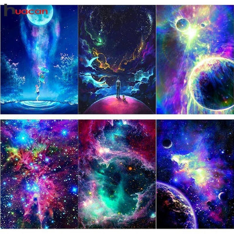 Space Planets, 5D Diamond Painting Kits, Full Square/Round Drill Rhine–  Diamond Paintings Store