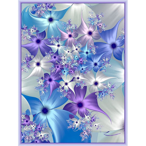 Neon Flowers Diamond Painting Kit